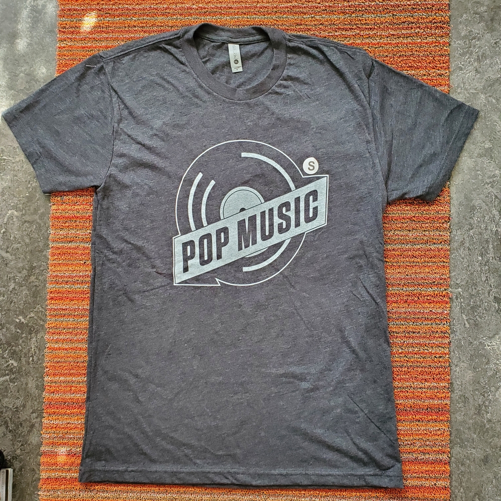 Unisex Pop Music Band Graphic T-Shirt NWOT Mid Grey S Not Faded!